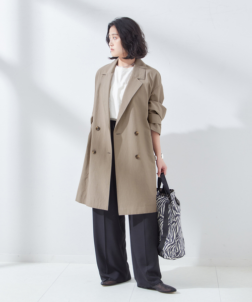 JOURNALSTANDARD L'ESSAGEアイボリー オーバーサイズコート journal standard L'essage（ジャーナルスタンダード レサージュ
