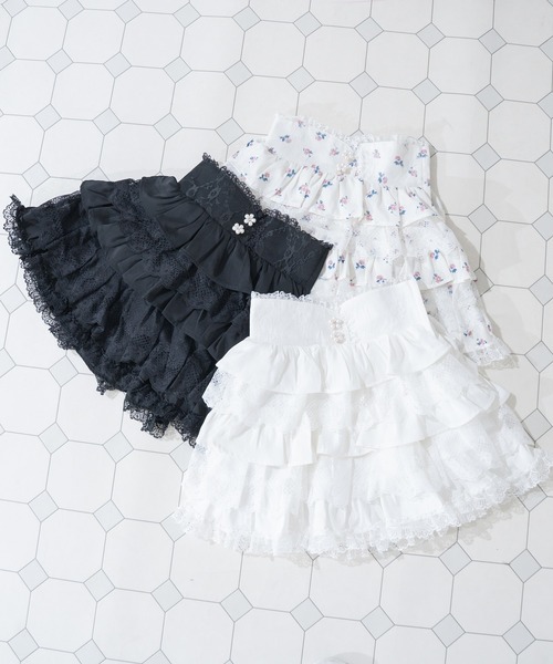 Pal elfy スカート ティアードレース姫スカート : ZOZOTOWN Yahoo!店