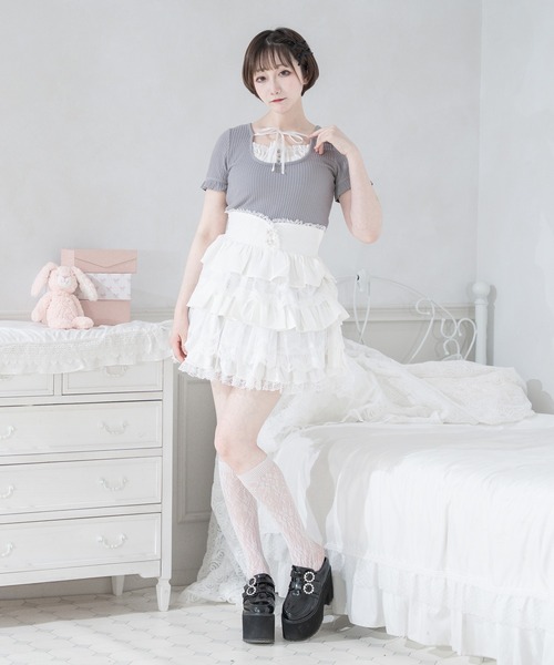 Pal elfy スカート ティアードレース姫スカート : ZOZOTOWN Yahoo!店