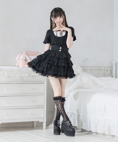 Pal elfy スカート ティアードレース姫スカート : ZOZOTOWN Yahoo!店