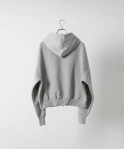 soerte ジップパーカー soerte パーカー Heavy weight double zip-up hoodie