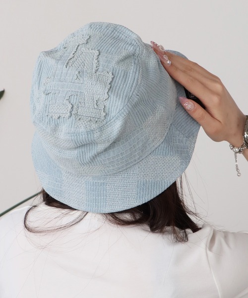 NEW ERA 帽子 ハット ERA/ニューエラ PATCH DENIM BKT バケット