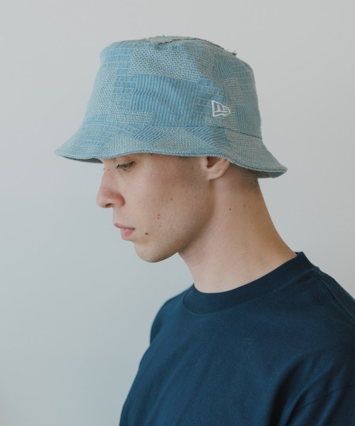 NEW ERA 帽子 ハット ERA/ニューエラ PATCH DENIM BKT バケット