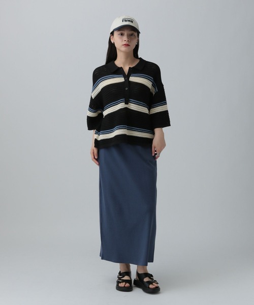 LEPSIM 【みたわら企画】裏毛配色プルオーバー（新品タグ付き）ブルー82 LEPSIM 【みたわら企画】裏毛配色プルオーバー（新品タグ付き