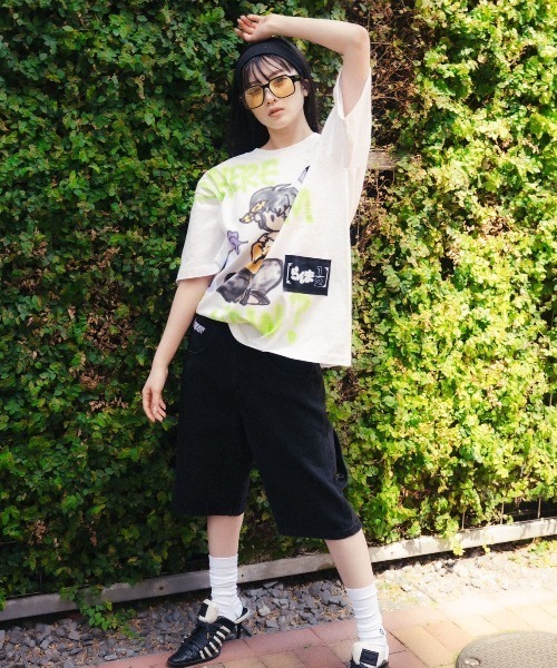 希少　guernikaゲルニカ　ペイントオーバーサイズTシャツ　大きいサイズ ROYAL FLASH tシャツ Guernika/ゲルニカ/SHINICHIROINUI×TEZUKA