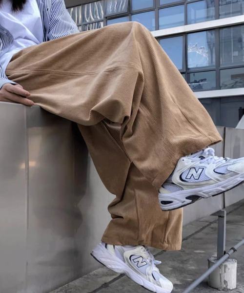 「CELENA BEATS」 スラックス L ブラウン メンズ_画像9