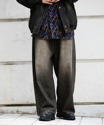 ジーンズ EXTRAワイド加工デニムパンツ「niko and ...JEANS 2025AW」 メンズ レディース｜ZOZOTOWN Yahoo!店