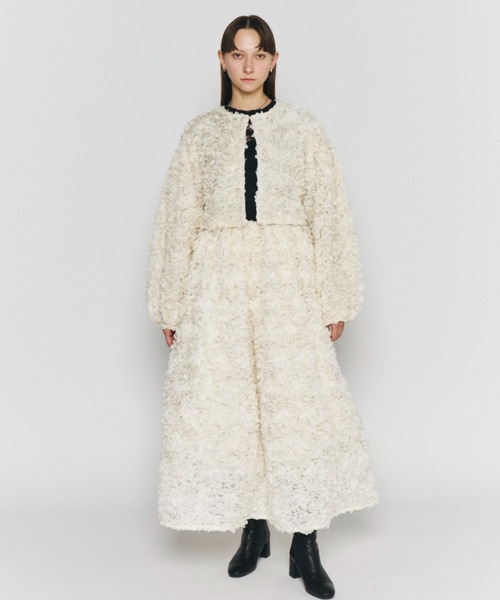 PERNA（ペルナ） コート アウター フラワーオーガンジャケット