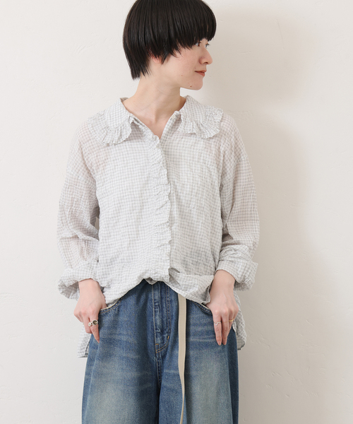 JOURNAL STANDARD LUXE ブラウス シャツ 「追加」シャーリング