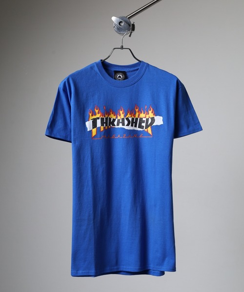 THRASHER（スラッシャー） tシャツ フレイムプリント半袖TEEシャツ