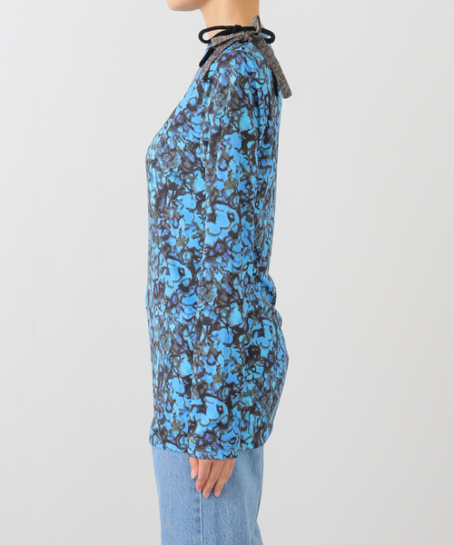 TOGA PULLA ベルベットカットソー TOGA PULLA(トーガプルラ)】 VELVET LACE SHIRT｜PARIGOT ONLINE