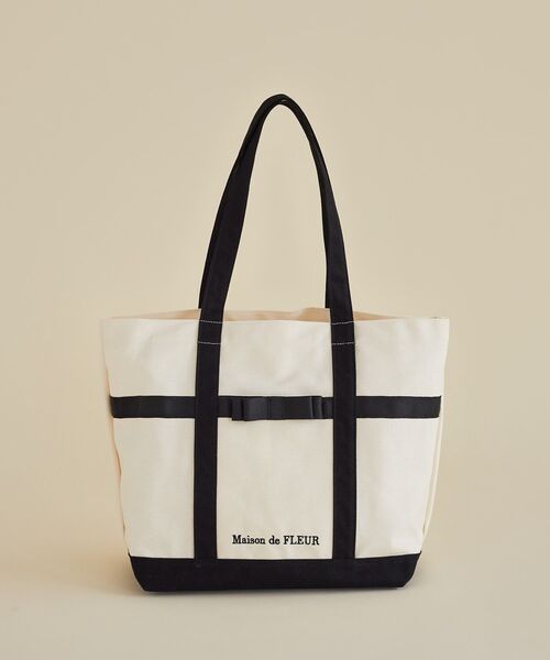 Maison de FLEUR（メゾンドフルール） トートバッグ マルチポケット