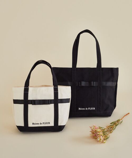 Maison de FLEUR（メゾンドフルール） トートバッグ マルチポケット