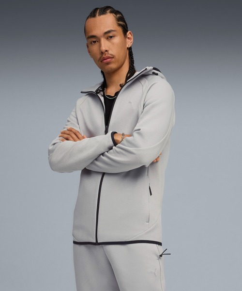 PUMA（プーマ） パーカー メンズ エヴォストライプ フルジップ