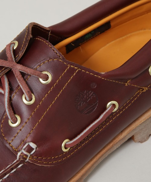本日発送 Timberland authentic 3eye 美品 Timberland AUTHENTIC 3 EYE HANDSEWN BOAT SHOE