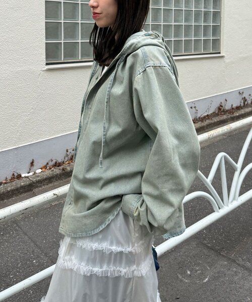 CIAOPANIC（チャオパニック） ブラウス シャツ 「チェック/デニム