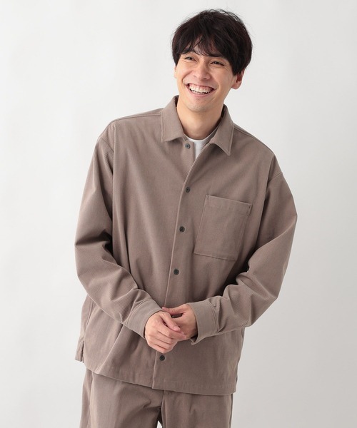 GLOBAL WORK（グローバルワーク） シャツ やわらかリッチコーデュロイ