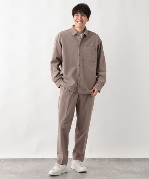 GLOBAL WORK（グローバルワーク） シャツ やわらかリッチコーデュロイ
