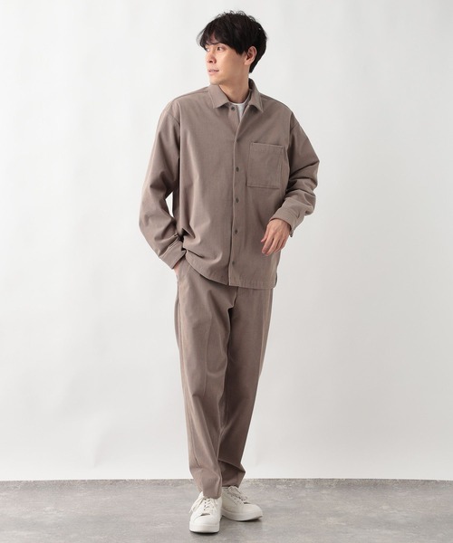 GLOBAL WORK（グローバルワーク） シャツ やわらかリッチコーデュロイ