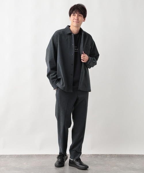 GLOBAL WORK（グローバルワーク） シャツ やわらかリッチコーデュロイ