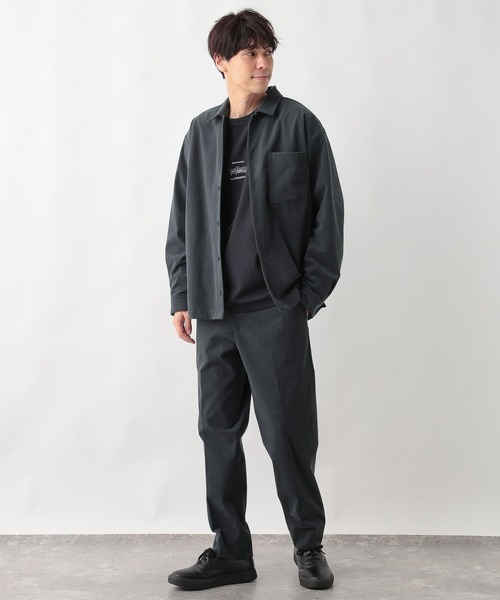 GLOBAL WORK（グローバルワーク） シャツ やわらかリッチコーデュロイ