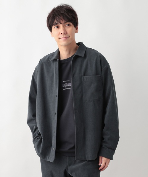GLOBAL WORK（グローバルワーク） シャツ やわらかリッチコーデュロイ