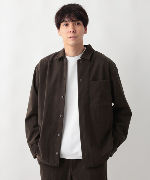 GLOBAL WORK（グローバルワーク） シャツ やわらかリッチコーデュロイ