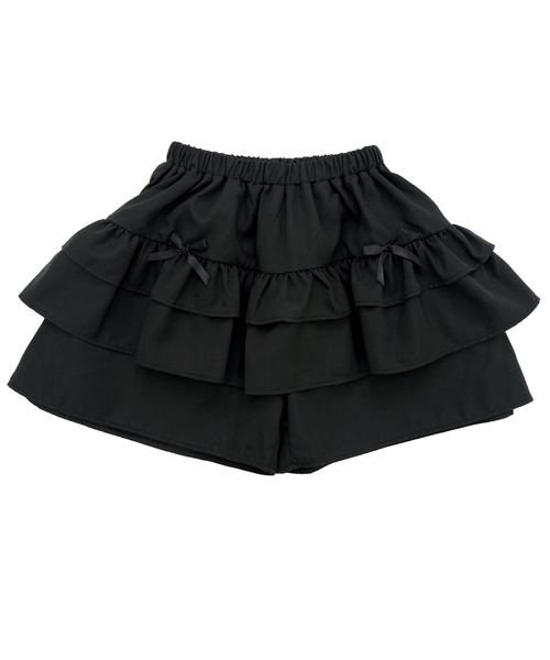 Bee des Bee パンツ 2段フリルリボンショートパンツ キッズ 子供服