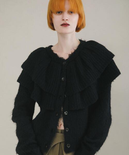 LAATO（ラート） ニット セーター frill frill knit cardigan