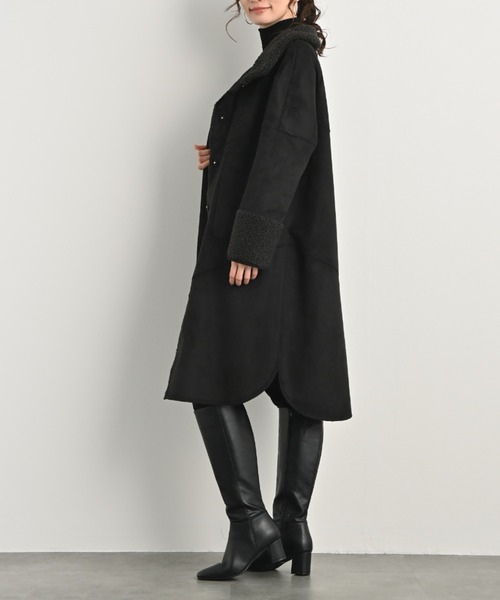 ムートンコート ボアコート 「HIT ITEM！」洗えるリバーシブルフェイク