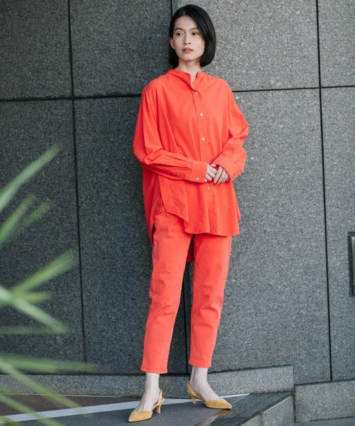「Munich」 クロップドパンツ XX-SMALL ライトカーキ レディース_画像5