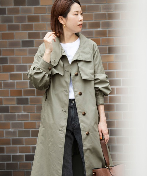 URBAN RESEARCH Sonny Label トレンチコート FREE カーキ レディース