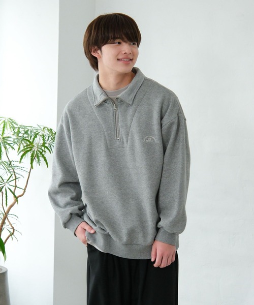 GLOBAL WORK（グローバルワーク） トレーナー あったか裏起毛ハーフ