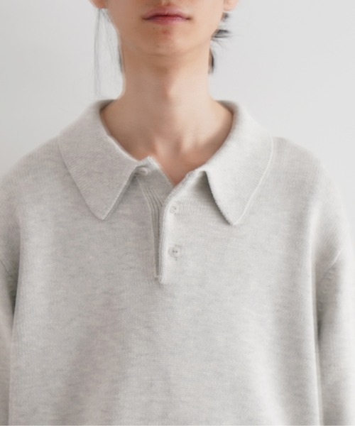 KAIKO（カイコー） セーター ニット KAIKO Knit polo shirt メンズ