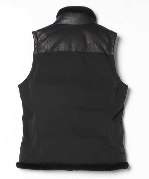 k16さん専用　wjk#ダウンジャケット#ダウンベスト#革# wjk ダウンベスト LARGE ブラック メンズ : ZOZOTOWN Yahoo!店 - 通販