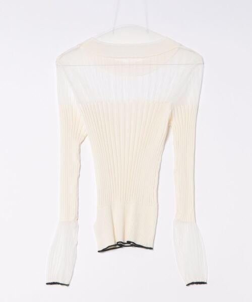 「TEVALT」 長袖ニット 38 ブラック レディース_画像2