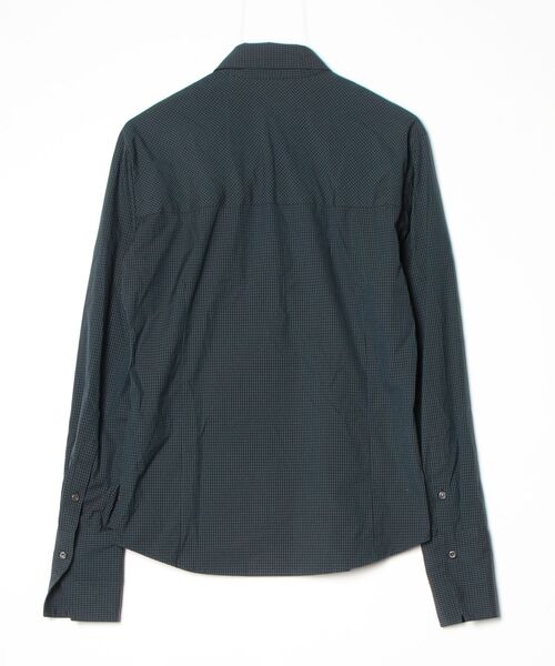 「WOOYOUNGMI」 長袖シャツ 46 ネイビー メンズ_画像2