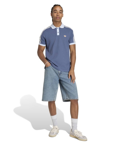 adidas（アディダス） ポロシャツ adidas WAFFLE KNIT POLO SHIRT