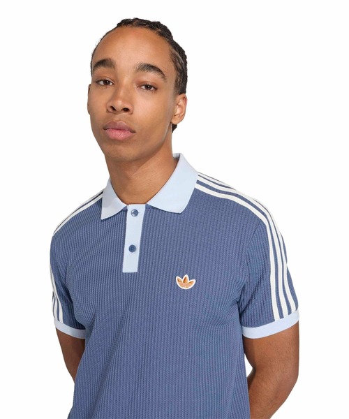 adidas（アディダス） ポロシャツ adidas WAFFLE KNIT POLO SHIRT