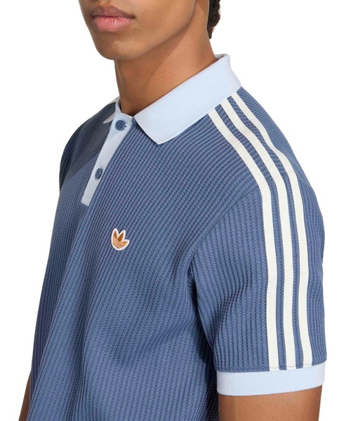 adidas（アディダス） ポロシャツ adidas WAFFLE KNIT POLO SHIRT