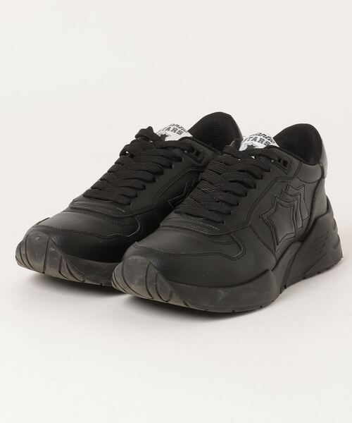 【中古】未使用品 アトランティックスターズ Atlantic Stars タグ付 スニーカー MARS マーズ ブラック 黒 41 約26ｃｍ Atlantic STARS（アトランティックスターズ） ローカットスニーカー 39