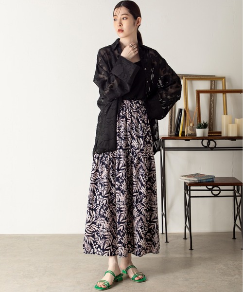 「MILLION CARATS」 長袖シャツ FREE グリーン レディース_画像8