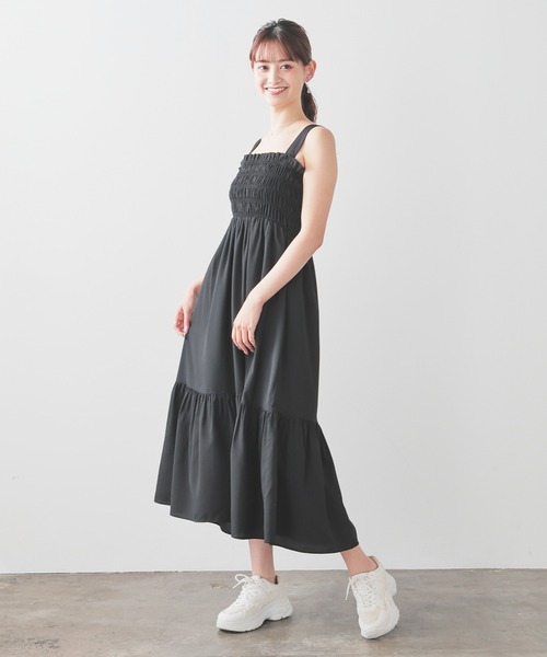 「Honeys」 「c.o.l.z.a」キャミソールワンピース M ブラウン系その他 レディース_画像3