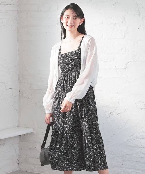 「Honeys」 「c.o.l.z.a」キャミソールワンピース M ブラウン系その他 レディース_画像8