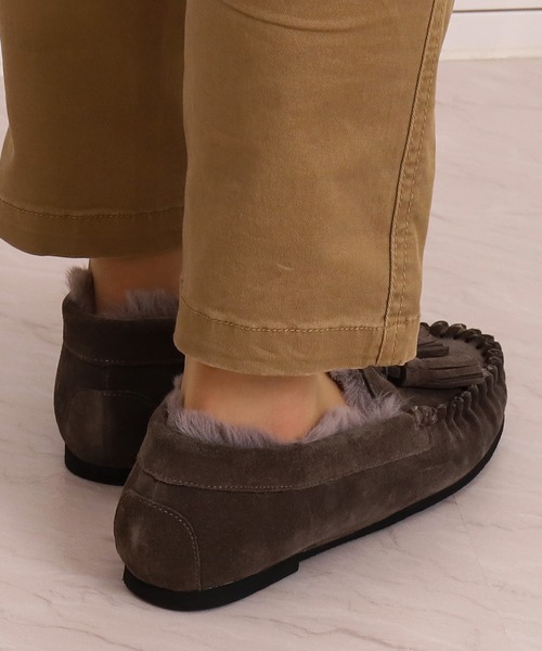 「artemis by DIANA」 モカシンシューズ 22.5cm ブルー レディース_画像5