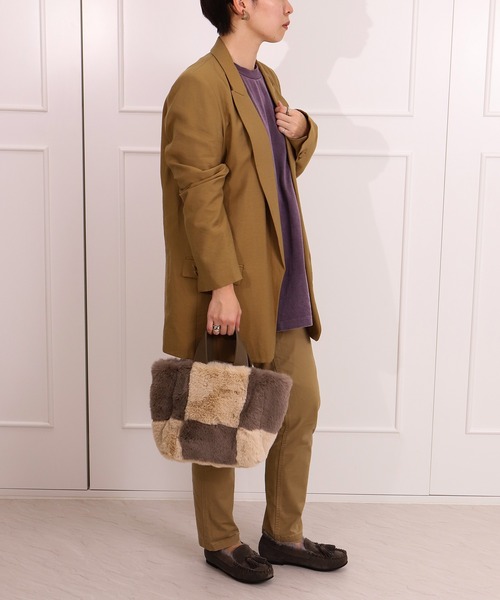 「artemis by DIANA」 モカシンシューズ 22.5cm ブルー レディース_画像7