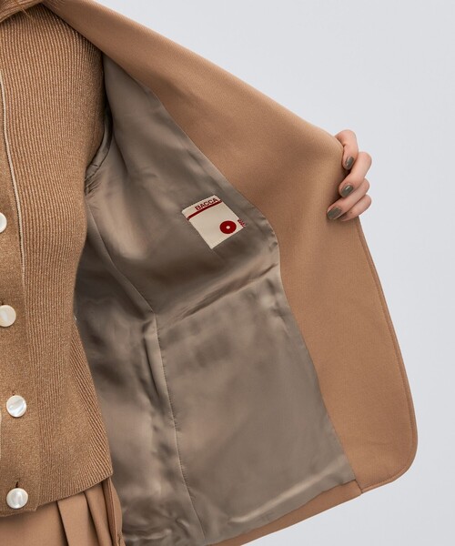 BACCA バッカ　edition ジャケット BACCA（バッカ） ジャケット テーラードジャケット コットンウール