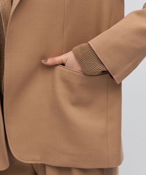 BACCA（バッカ） ジャケット テーラードジャケット コットンウール