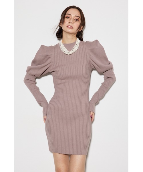 「rienda」 ニットワンピース FREE ベージュ レディース_画像2