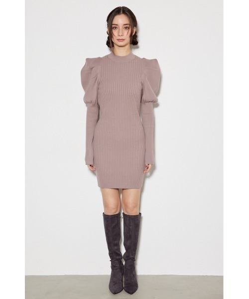 「rienda」 ニットワンピース FREE ベージュ レディース_画像5